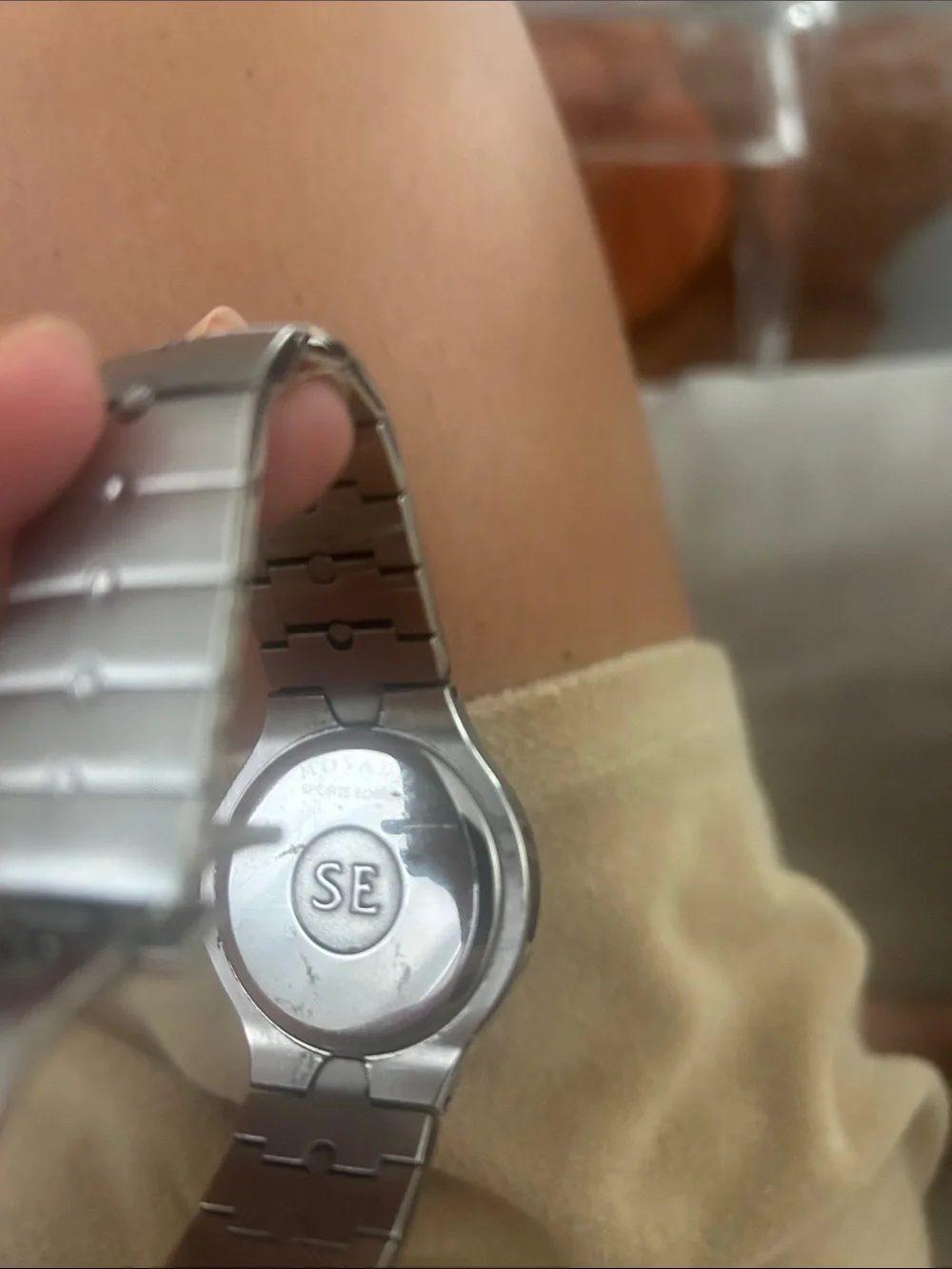Movado Silver Stainless Steel Bracelet Watch with Minimalist Dial